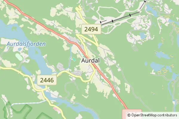 Karte Aurdal