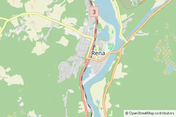 Karte Rena