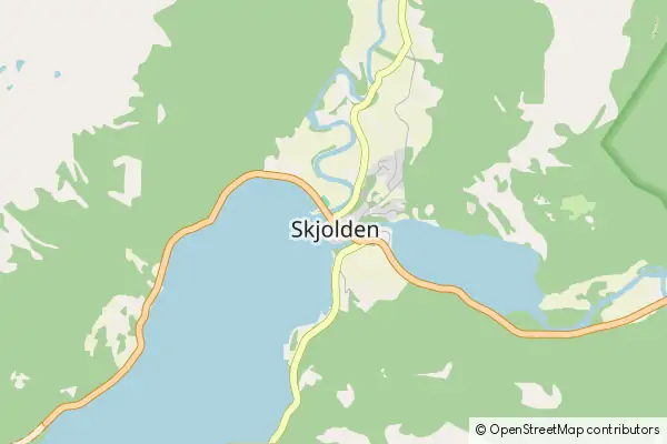 Karte Skjolden