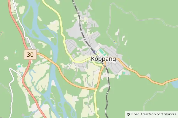 Karte Koppang