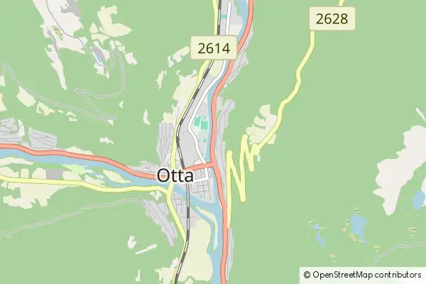 Karte Otta