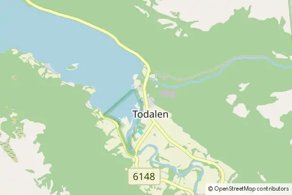 Karte Todalen