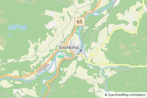 Karte Svorkmo