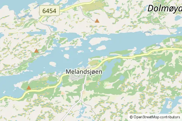 Karte Melandsjoen