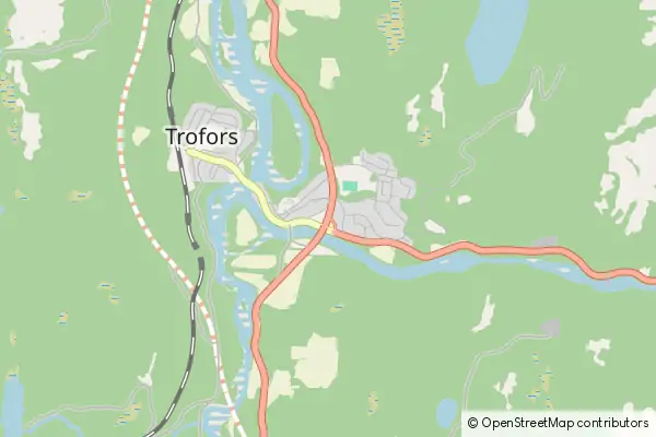 Karte Trofors