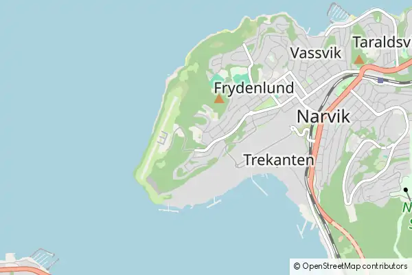 Karte Narvik