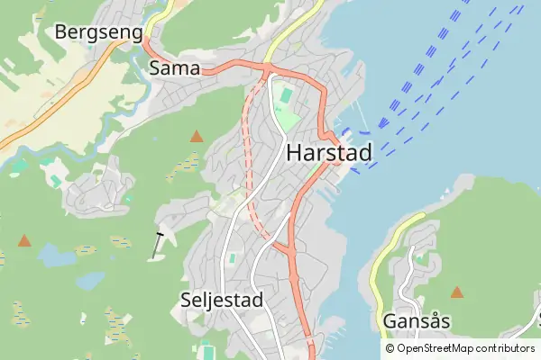 Karte Harstad