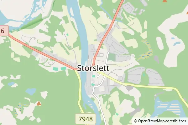 Karte Storslett