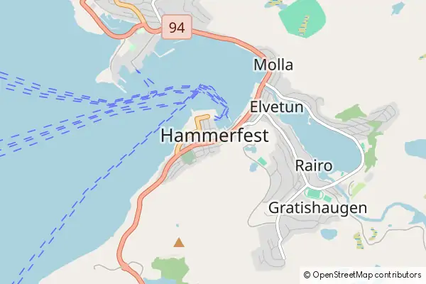 Karte Hammerfest