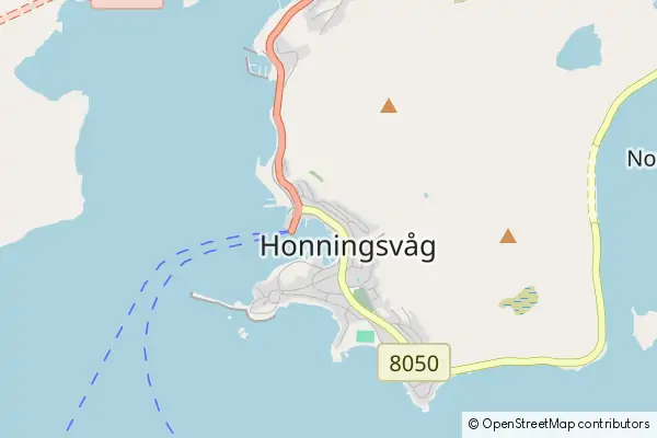 Karte Honningsvåg