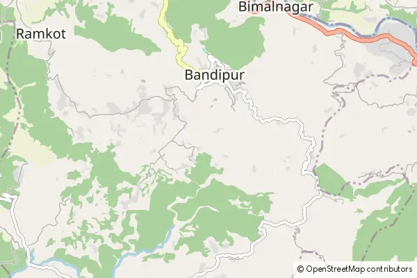 Karte Bandipur