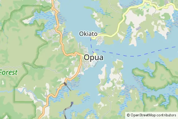 Karte Opua