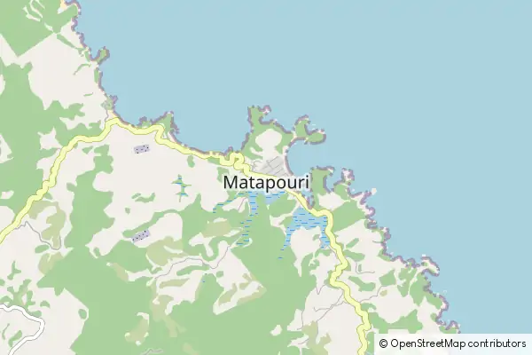 Karte Matapouri