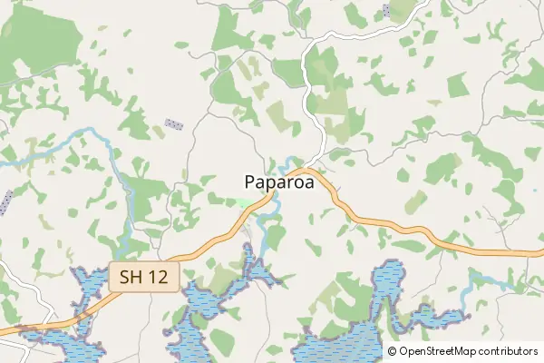 Karte Paparoa