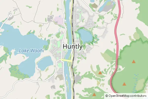 Karte Huntly