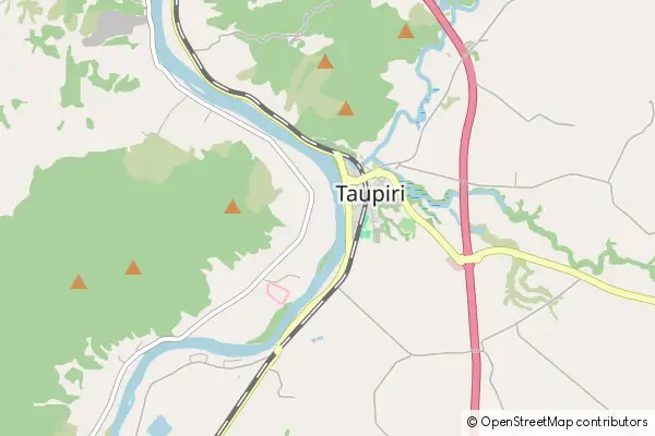 Karte Taupiri