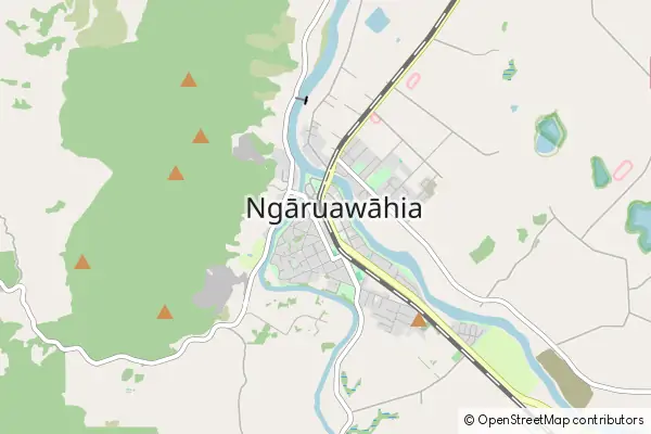 Karte Ngāruawāhia