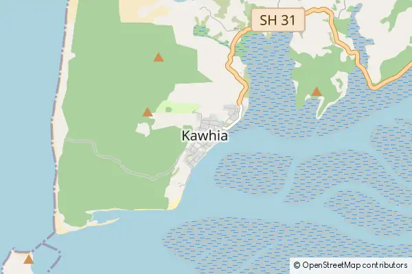 Karte Kawhia