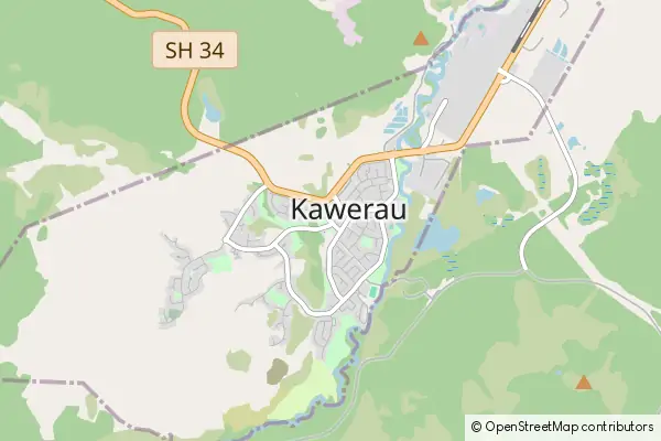 Karte Kawerau