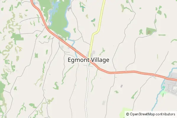 Karte Egmont Village