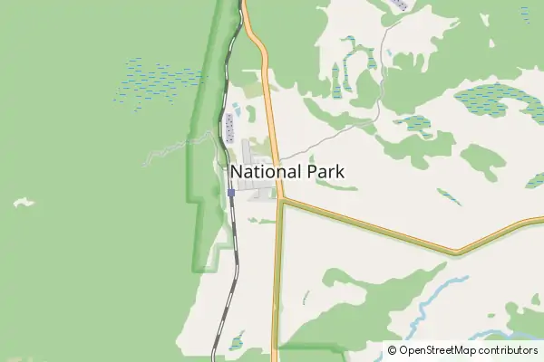 Karte National Park Village