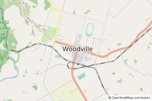 Karte Woodville