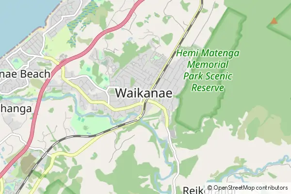 Karte Waikanae