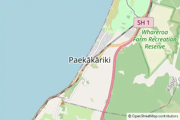 Karte: Paekakariki • © OpenStreetMap contributors Karte Paekakariki