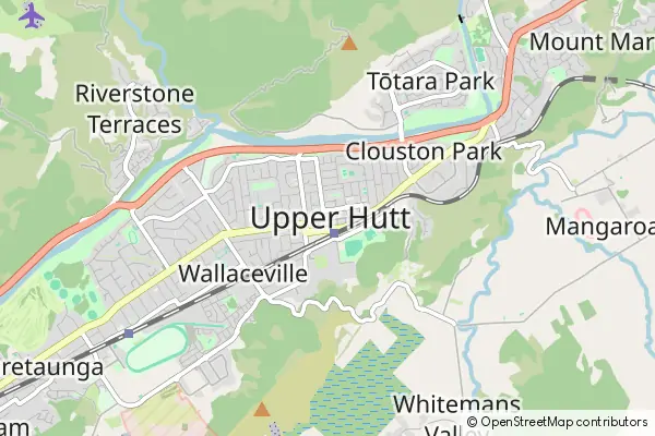 Karte Upper Hutt