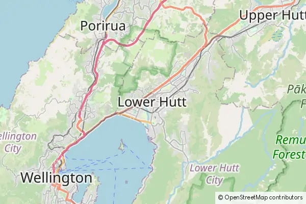 Karte Lower Hutt