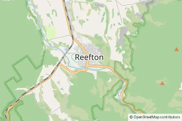 Karte Reefton