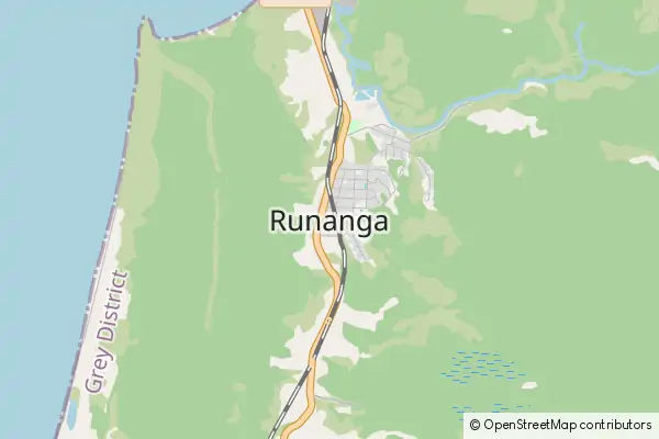 Karte Runanga