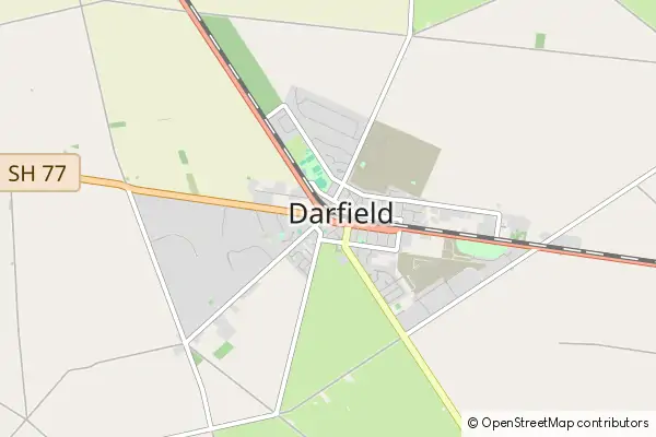 Karte Darfield