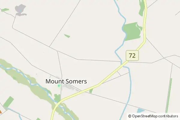 Karte Mount Somers