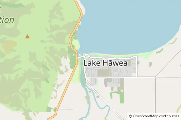 Karte Lake Hawea