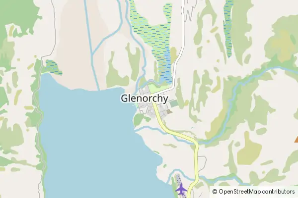 Karte Glenorchy