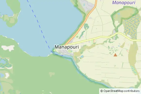 Karte Manapouri