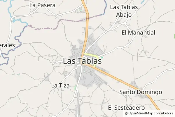 Karte Las Tablas