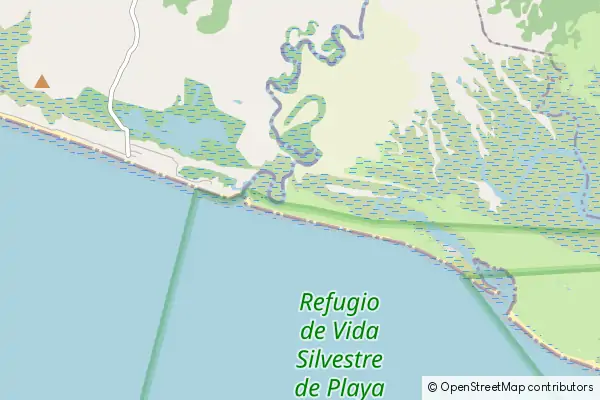 Karte Playa Las Lajas