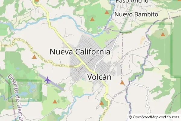 Karte Volcán