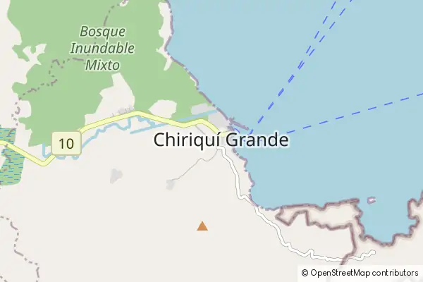 Karte Chiriquí Grande