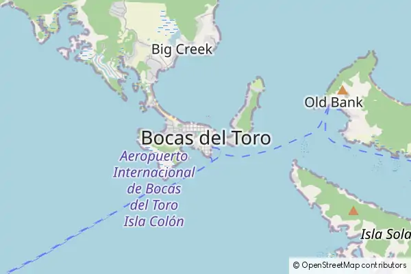 Karte Bocas del Toro