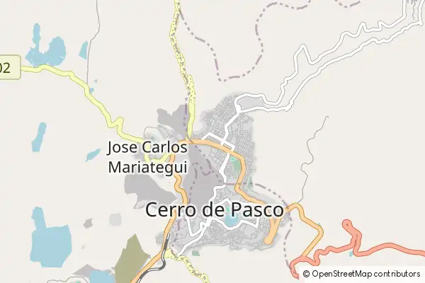 Karte Cerro de Pasco