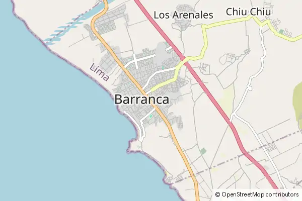 Karte Barranca