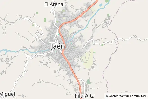 Karte Jaén