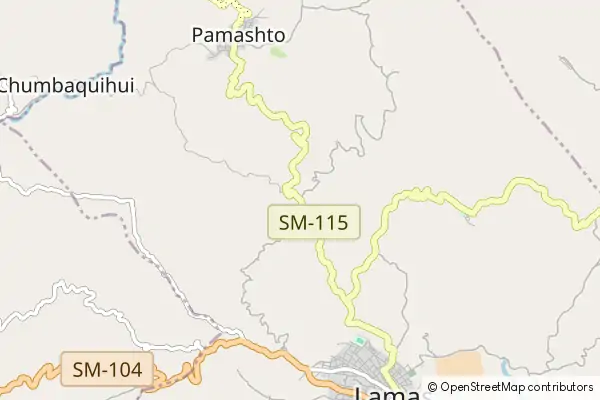 Karte Lamas