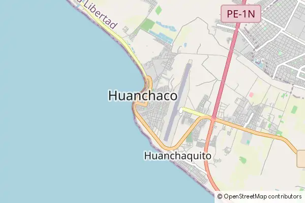 Karte Huanchaco