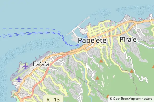 Karte Papeete