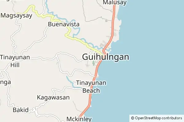 Karte Guihulngan City