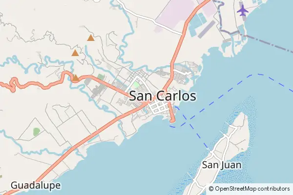 Karte San Carlos City